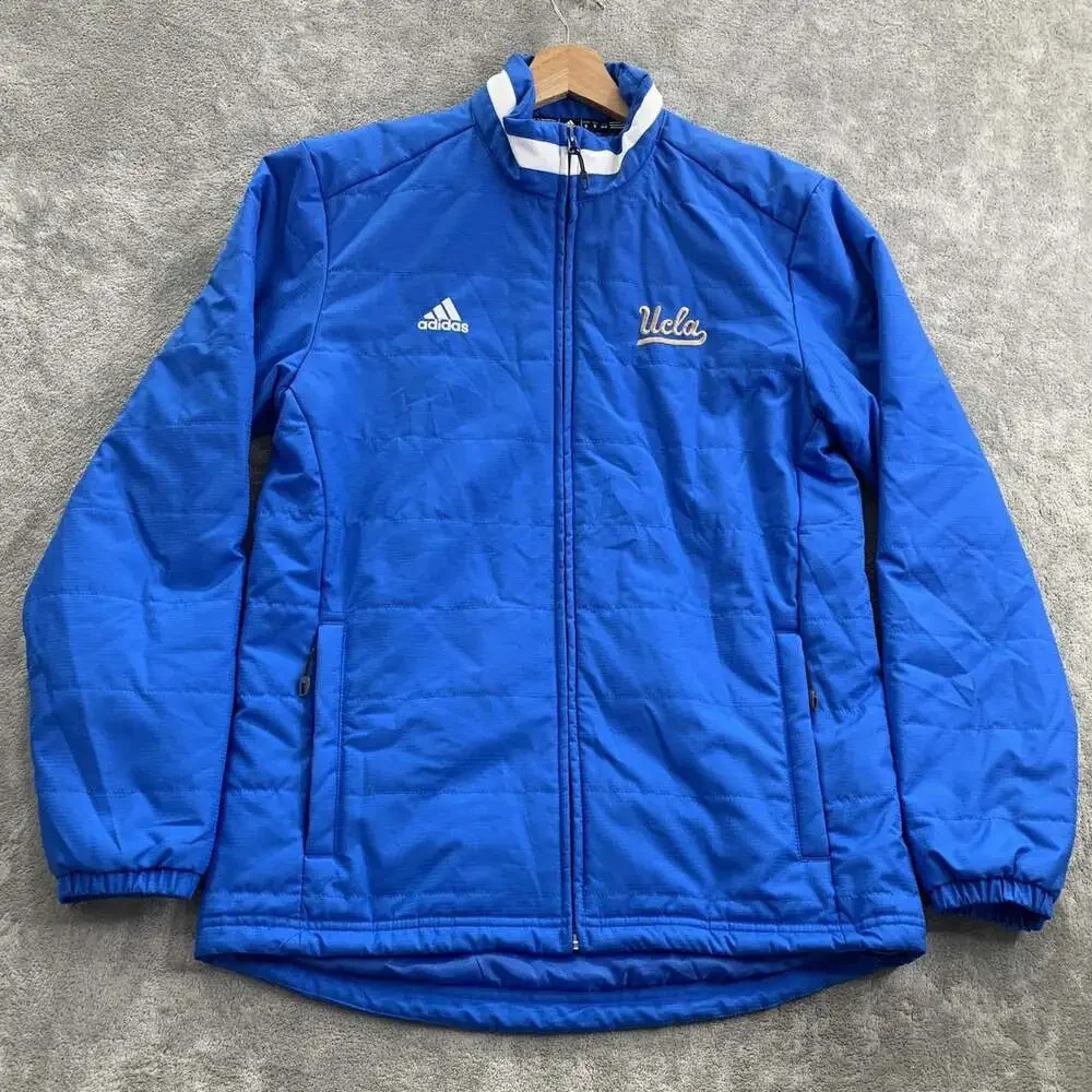 Adidas Sideline Jacket Men's Small UCLA Bruins Track Climaproof Blue NCAA School